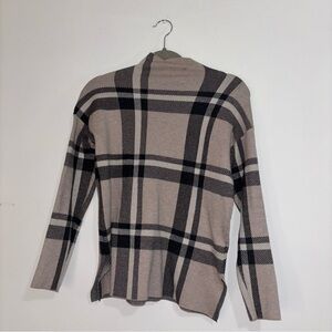 Plaid Knit Sweater